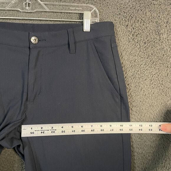 BYLT Pants Mens Medium (Fits 33x31) Blue Slim Fit Everyday Pant Stretch Casual - Picture 11 of 15